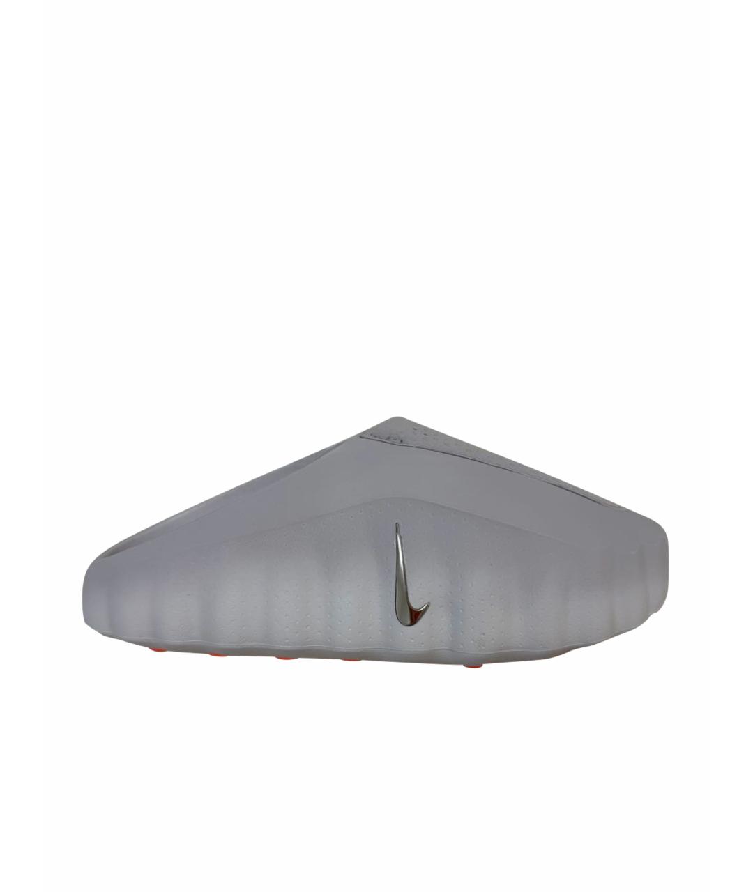 NIKE Серые резиновые шлепанцы, фото 1