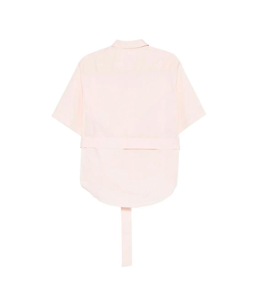 Sa Su Phi Розовая хлопковая рубашка, фото 3