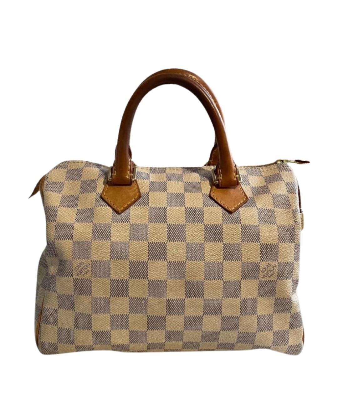 LOUIS VUITTON Белая кожаная сумка с короткими ручками, фото 1