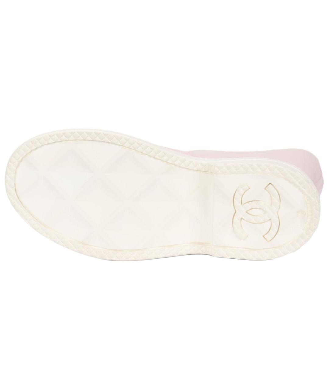CHANEL Розовые сапоги, фото 5