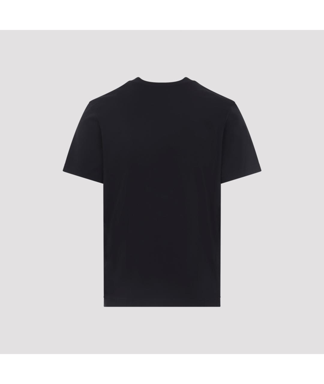 MONCLER Синяя хлопковая футболка, фото 2