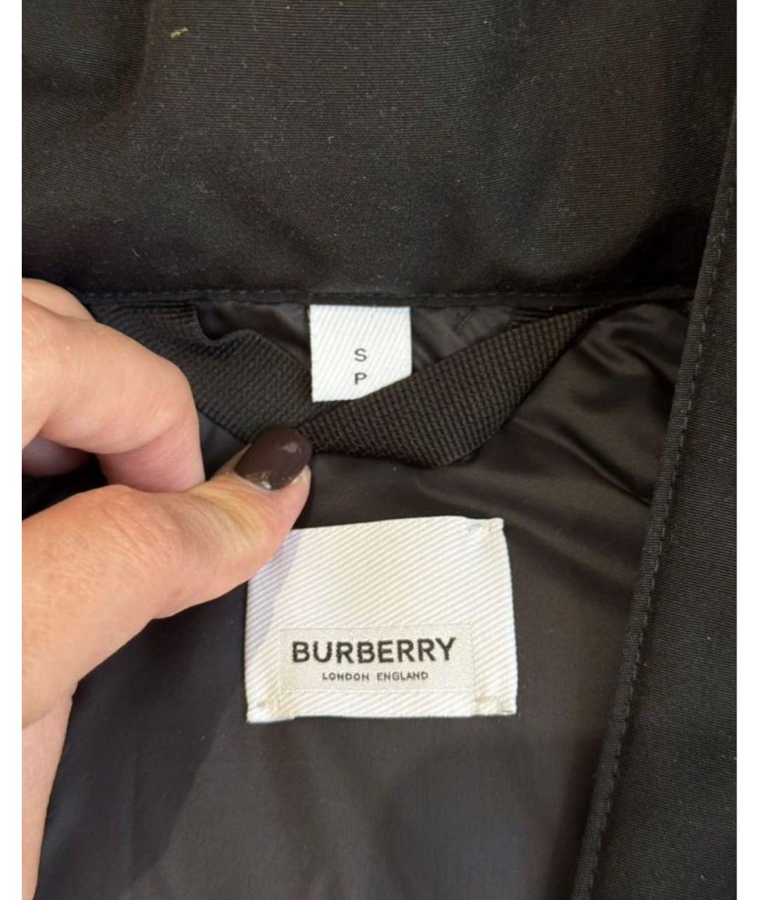BURBERRY Бежевая полиэстеровая куртка, фото 3