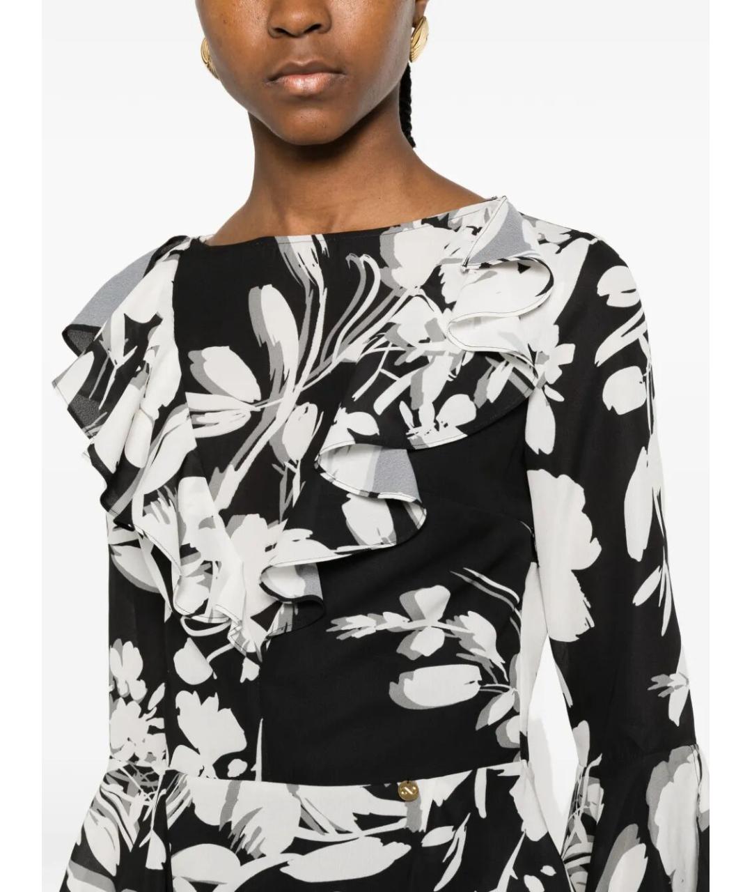 CATALINA Черное полиэстеровое повседневное платье, фото 4