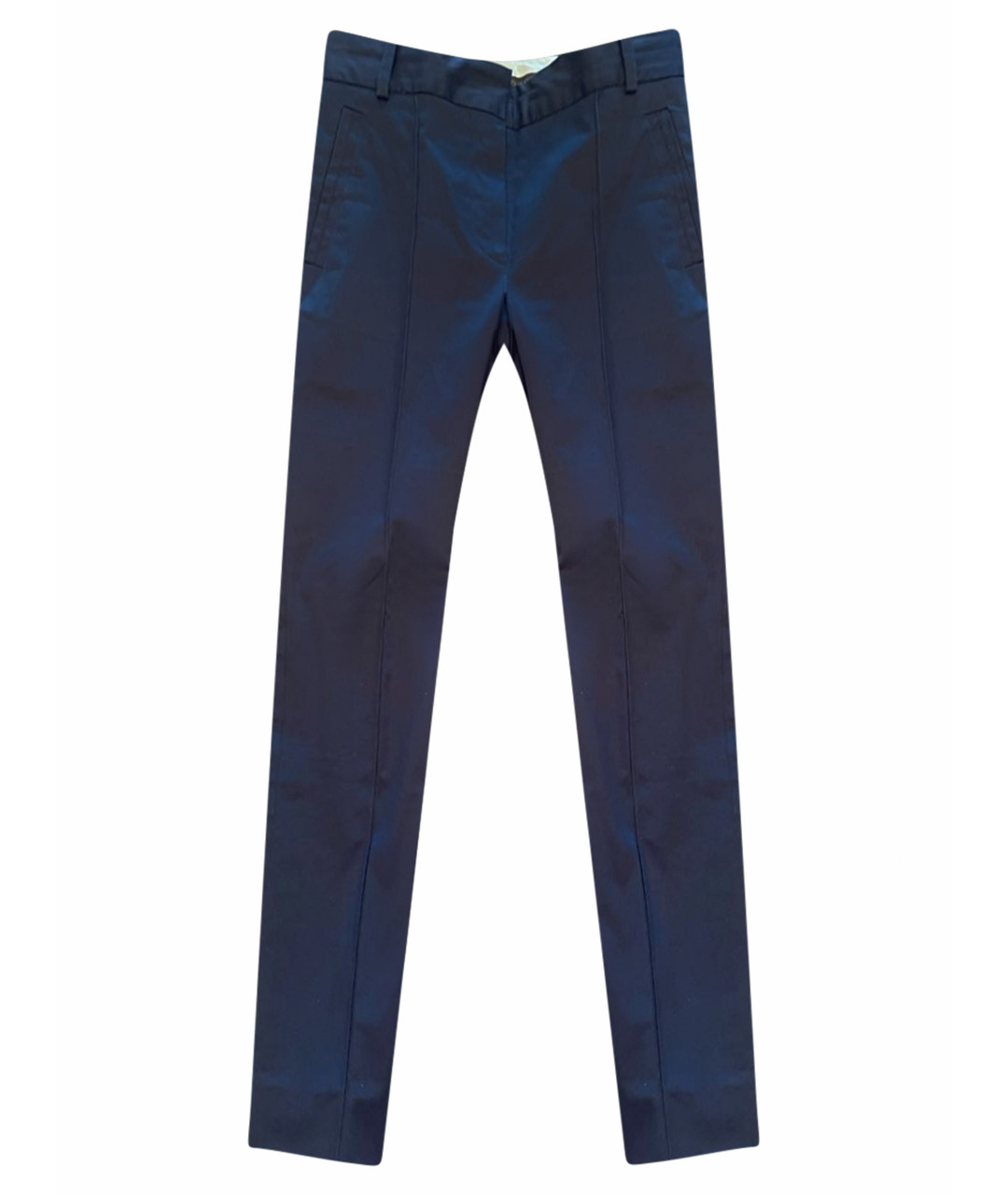 LOUIS VUITTON PRE-OWNED Синие хлопковые брюки узкие, фото 1
