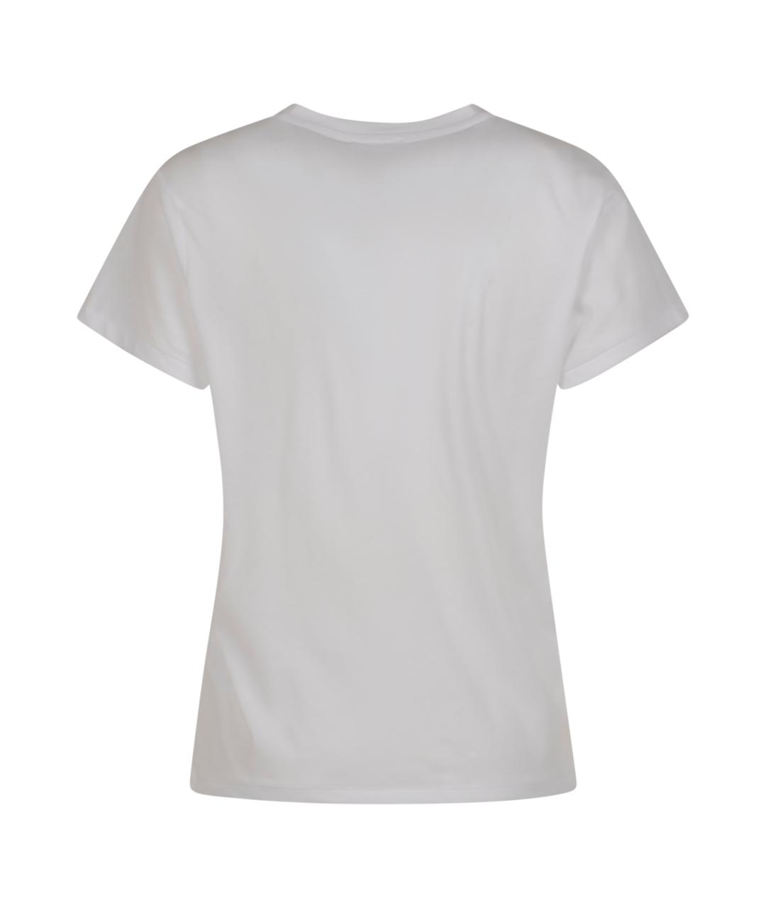 POLO RALPH LAUREN Белая хлопковая футболка, фото 2