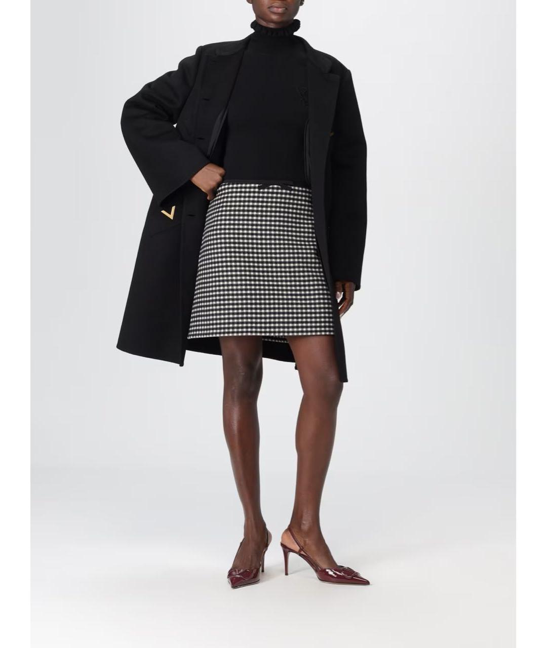 VALENTINO Черная шерстяная водолазка, фото 8