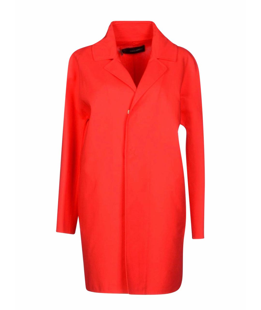 DSQUARED2 Коралловое хлопковое пальто, фото 1