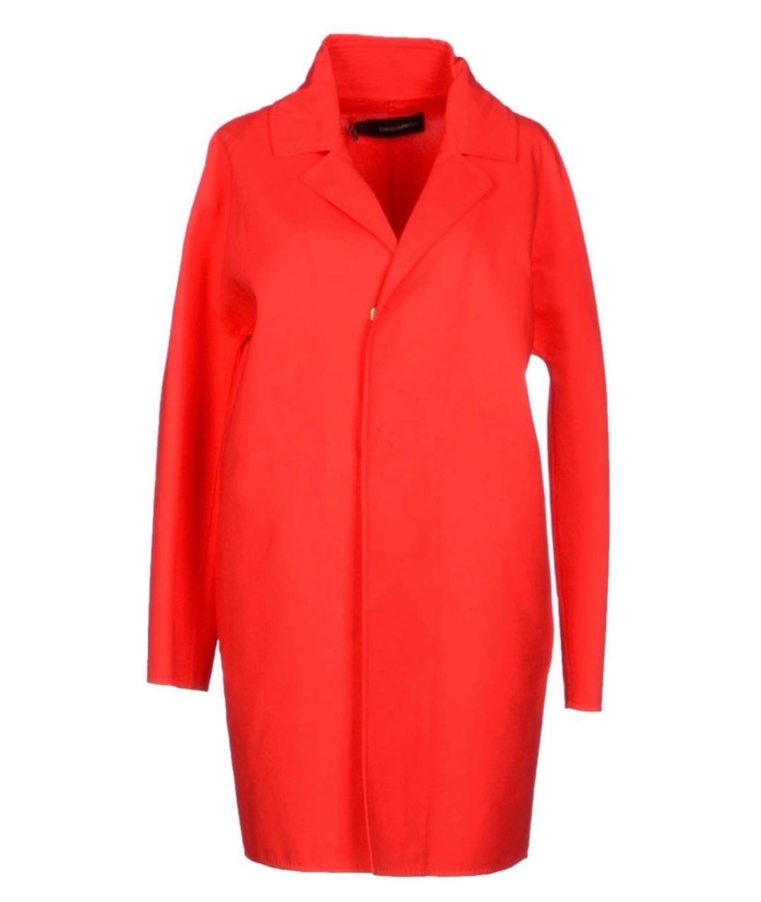 DSQUARED2 Коралловое хлопковое пальто, фото 9