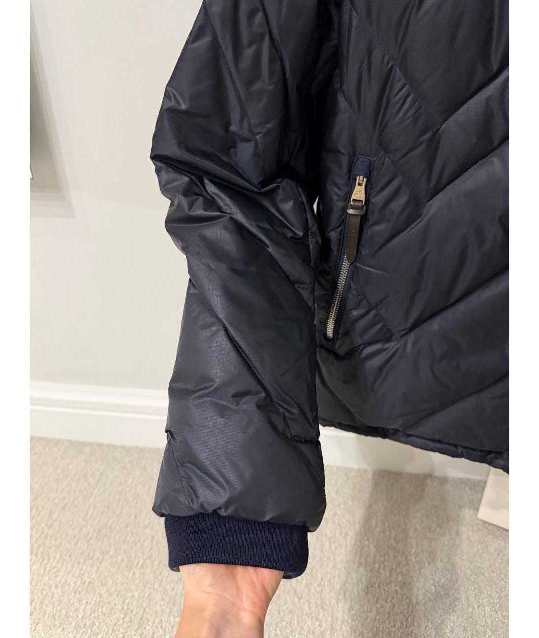 LOUIS VUITTON Темно-синяя полиамидовая куртка, фото 7