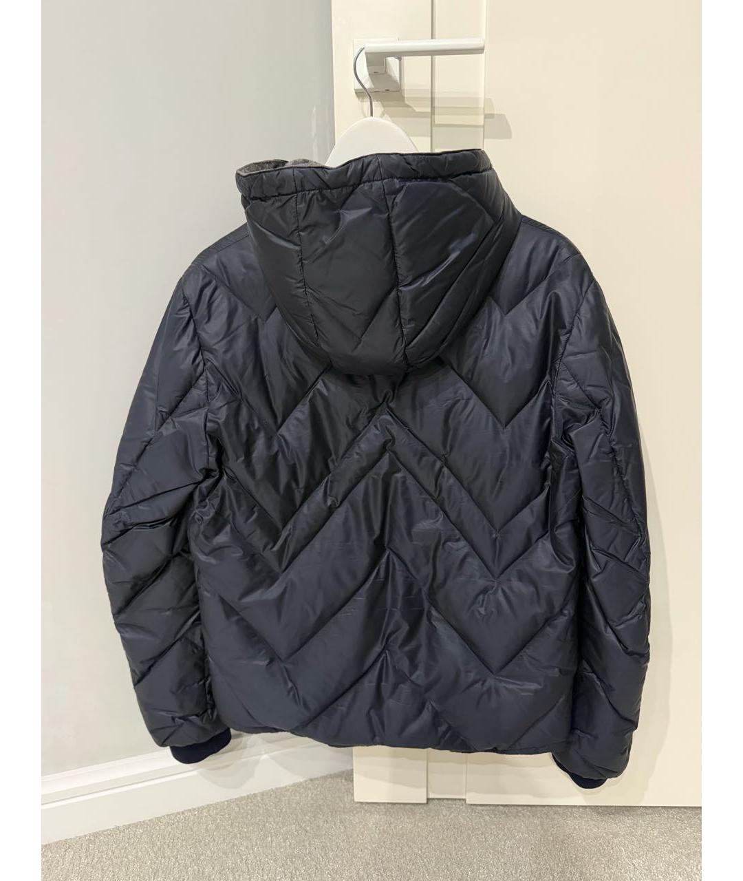 LOUIS VUITTON Темно-синяя полиамидовая куртка, фото 2