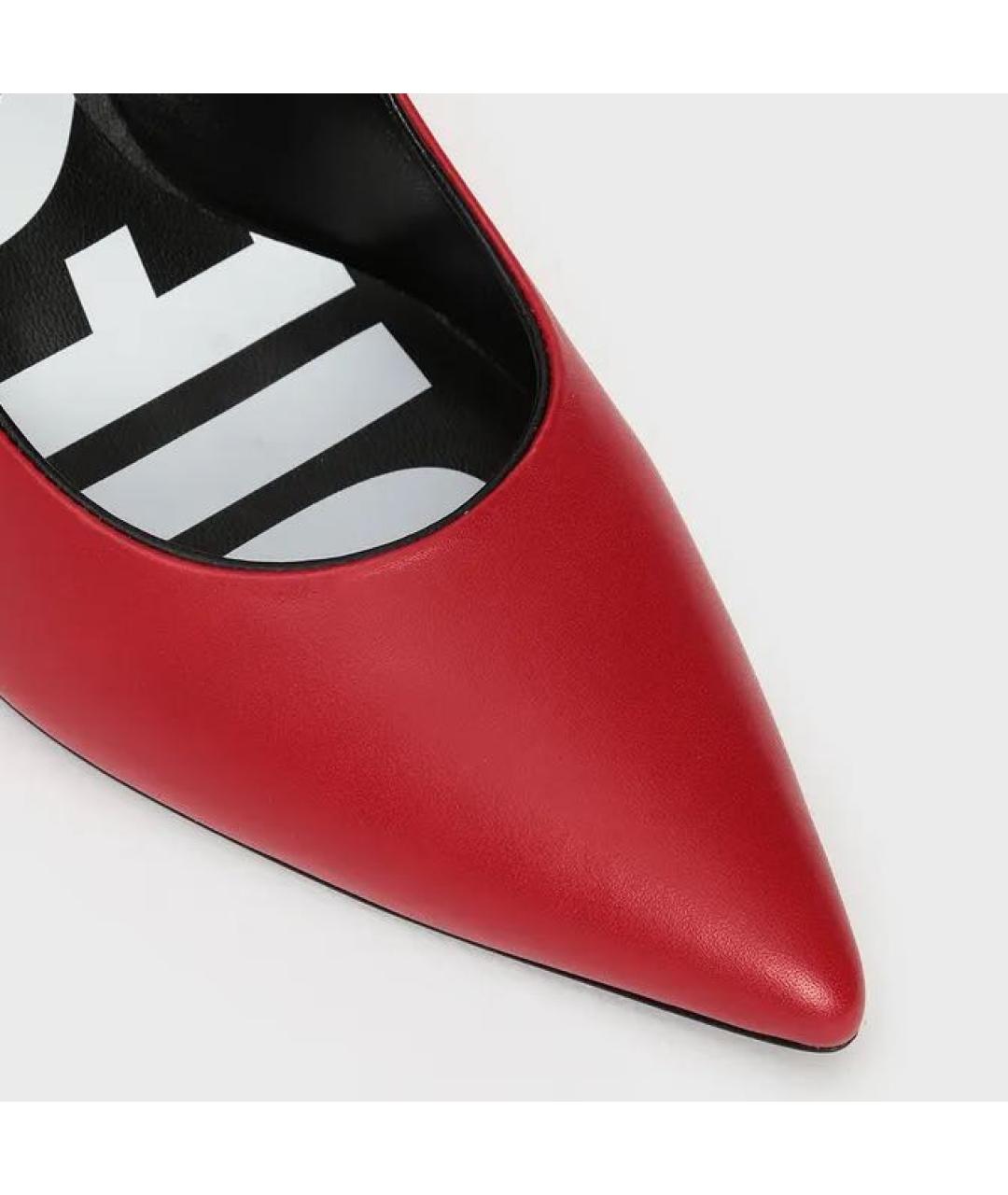 DIESEL Красные кожаные туфли, фото 3