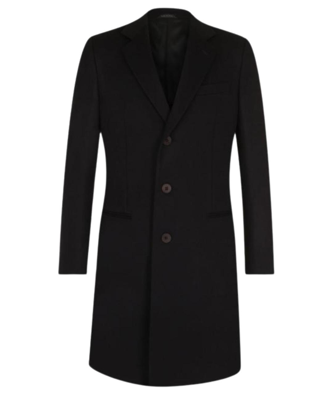 GIORGIO ARMANI Черное кашемировое пальто, фото 1