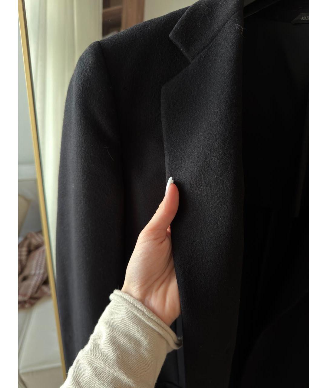 GIORGIO ARMANI Черное кашемировое пальто, фото 5