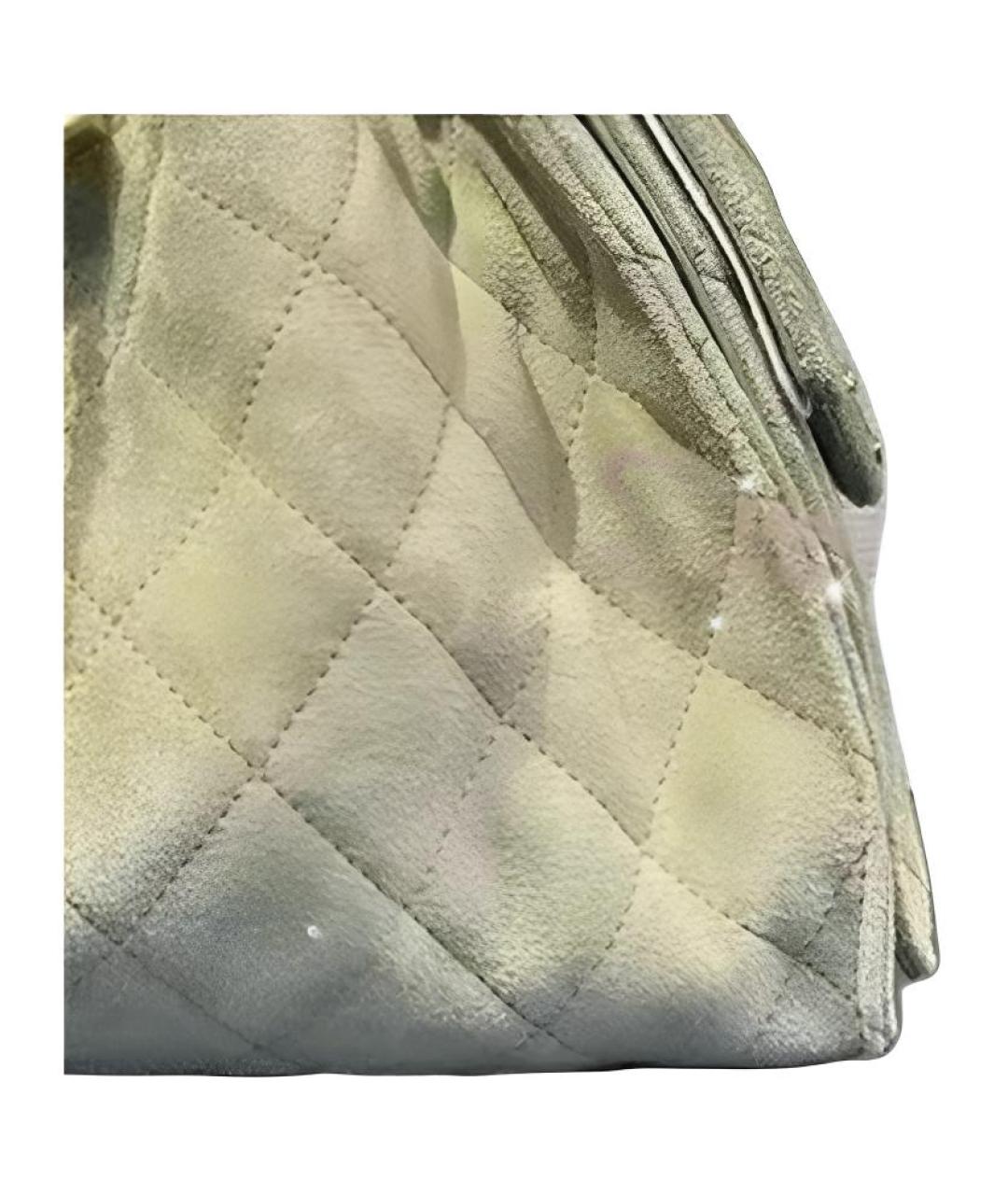 CHANEL Зеленая сумка через плечо, фото 4