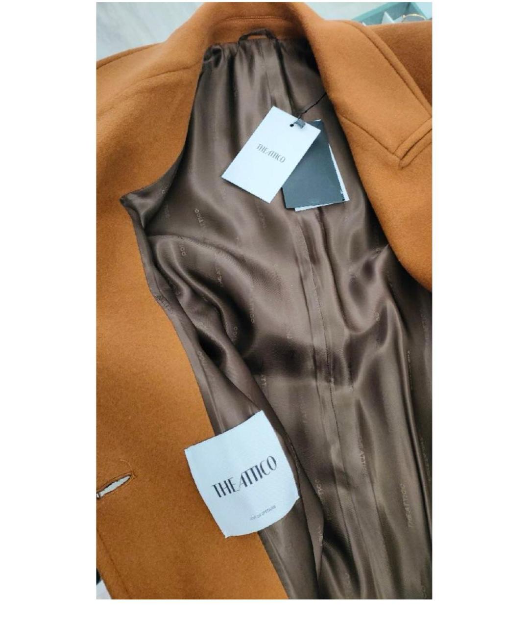 THE ATTICO Шерстяное пальто, фото 3