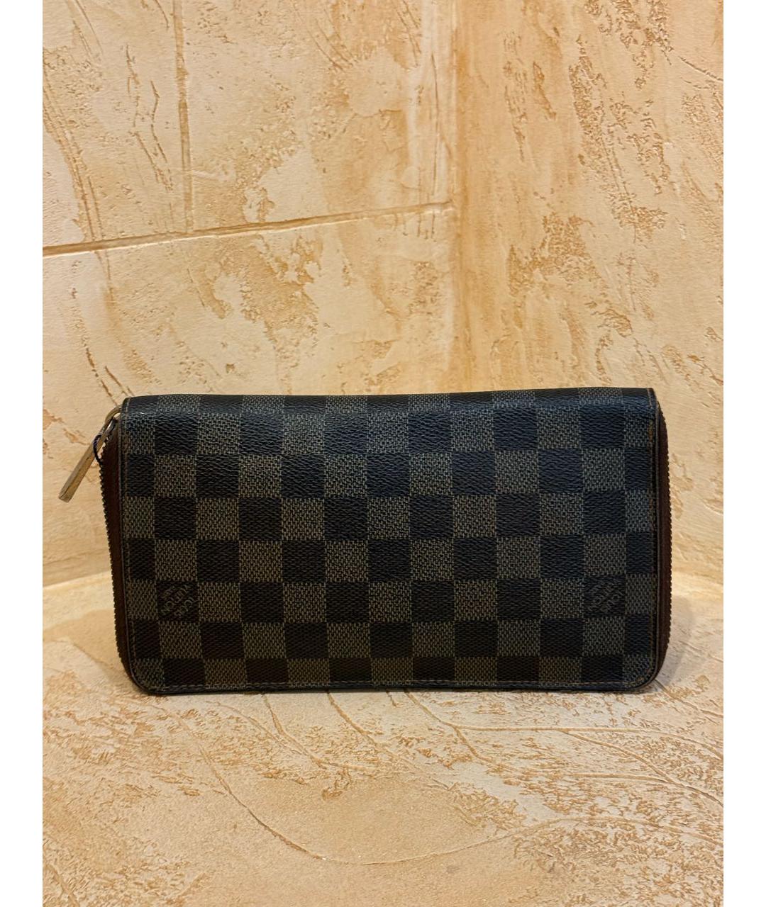 LOUIS VUITTON Коричневый кошелек, фото 7