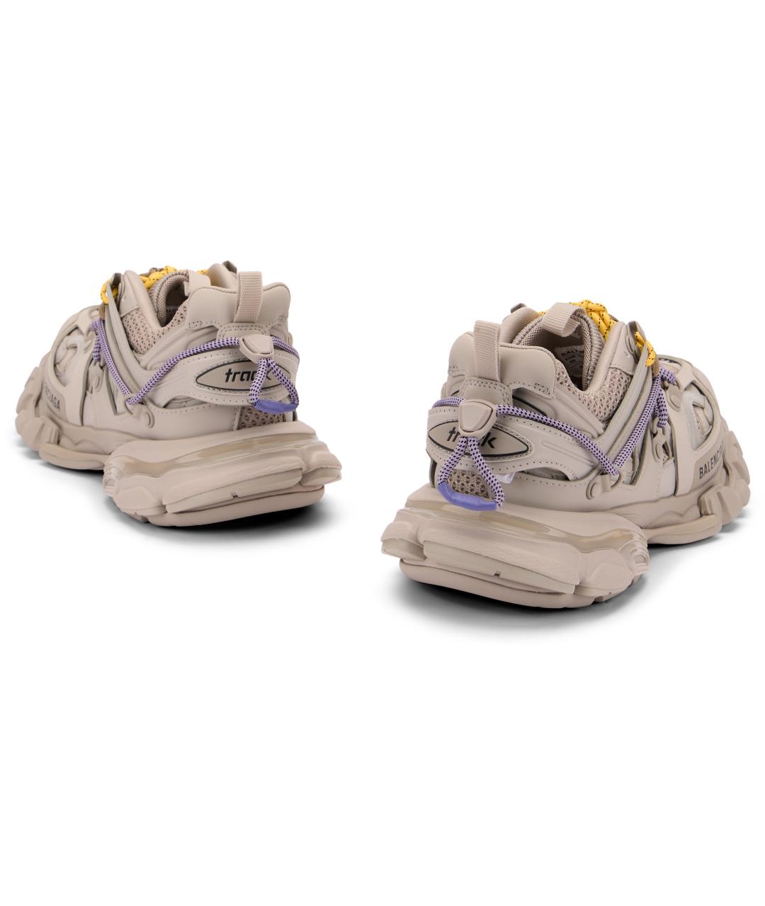 BALENCIAGA Бежевые синтетические кроссовки, фото 5