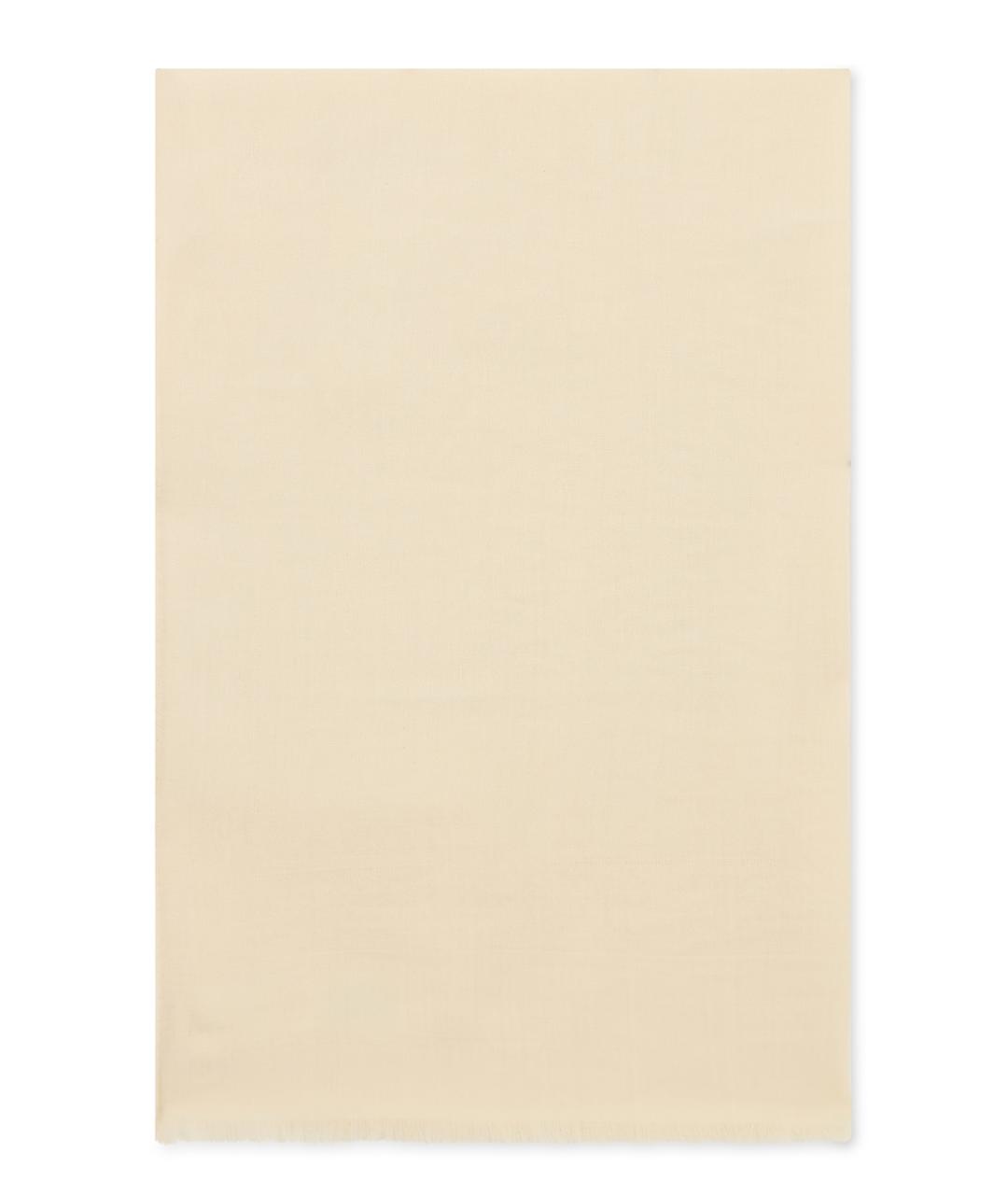 MAX MARA Белый шерстяной шарф, фото 1