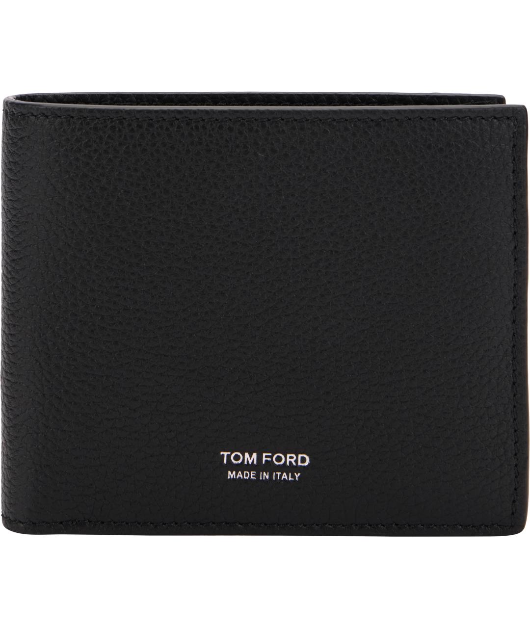 TOM FORD Черный кожаный кошелек, фото 2