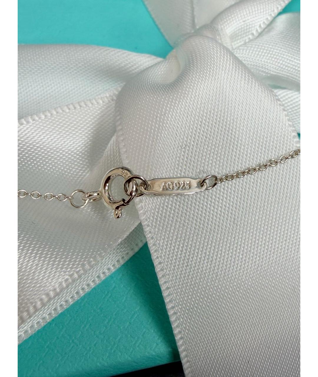 TIFFANY&CO Бирюзовое серебряное колье, фото 5