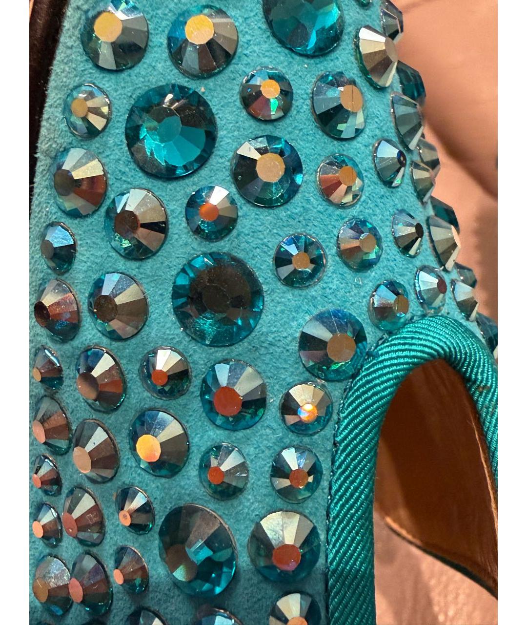 GIUSEPPE ZANOTTI DESIGN Бирюзовые лоферы, фото 5