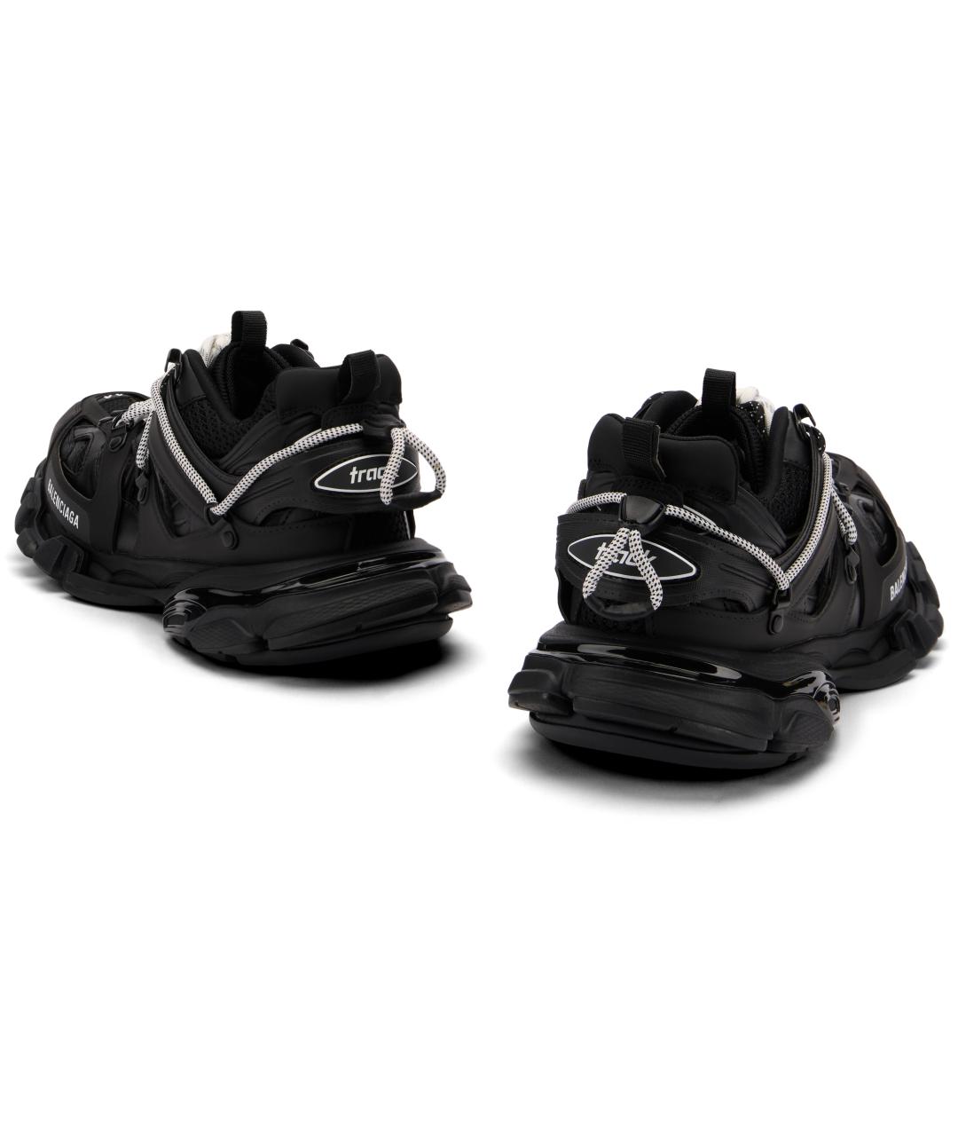 BALENCIAGA Черные синтетические низкие кроссовки / кеды, фото 5