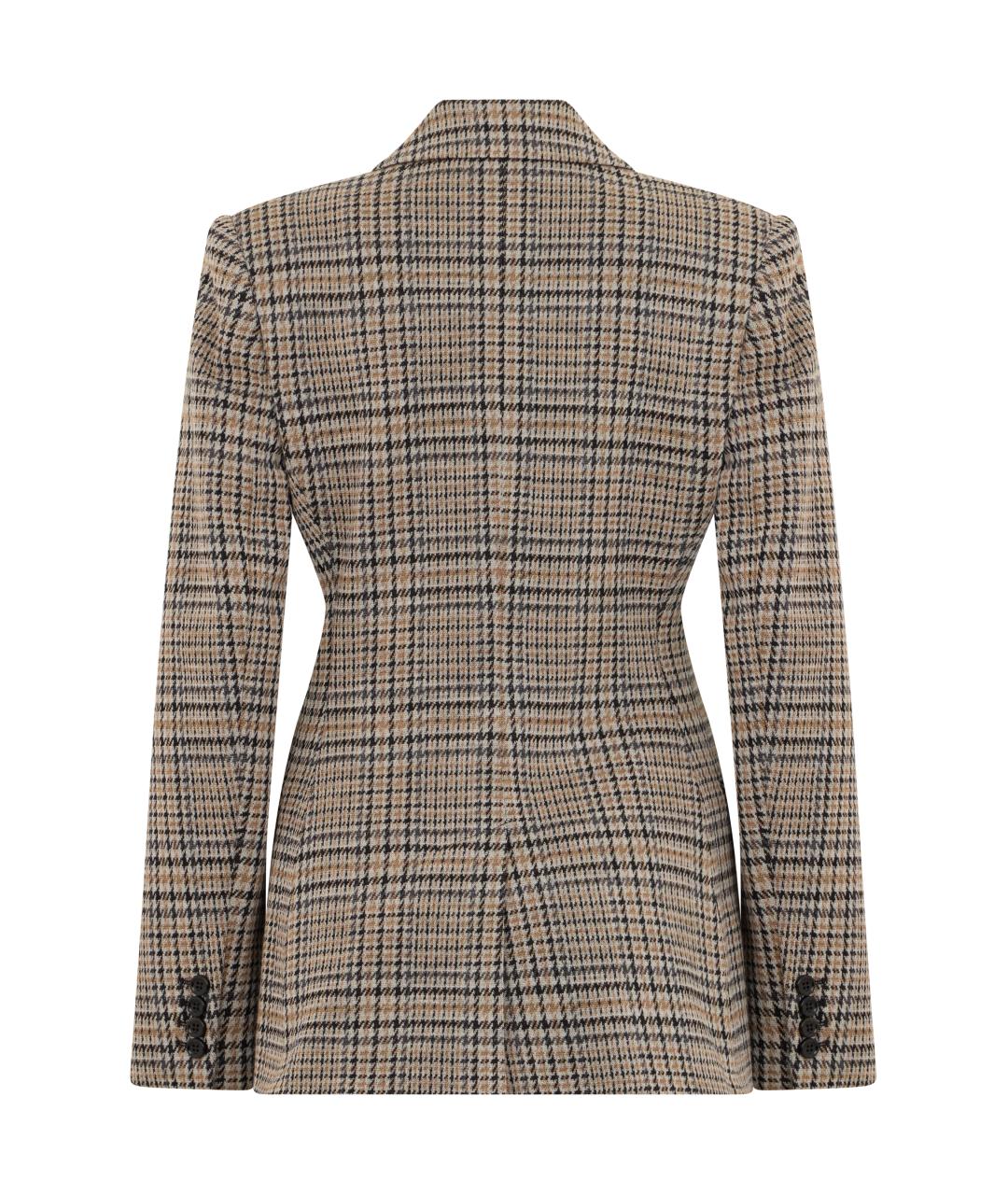 MAX MARA Коричневый шерстяной жакет/пиджак, фото 2