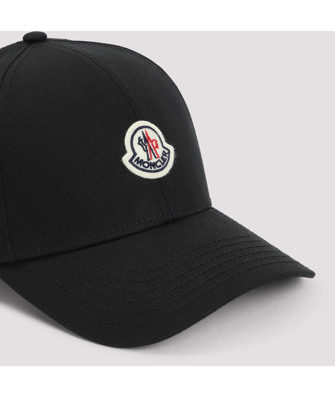 MONCLER Черная хлопковая кепка/бейсболка, фото 5
