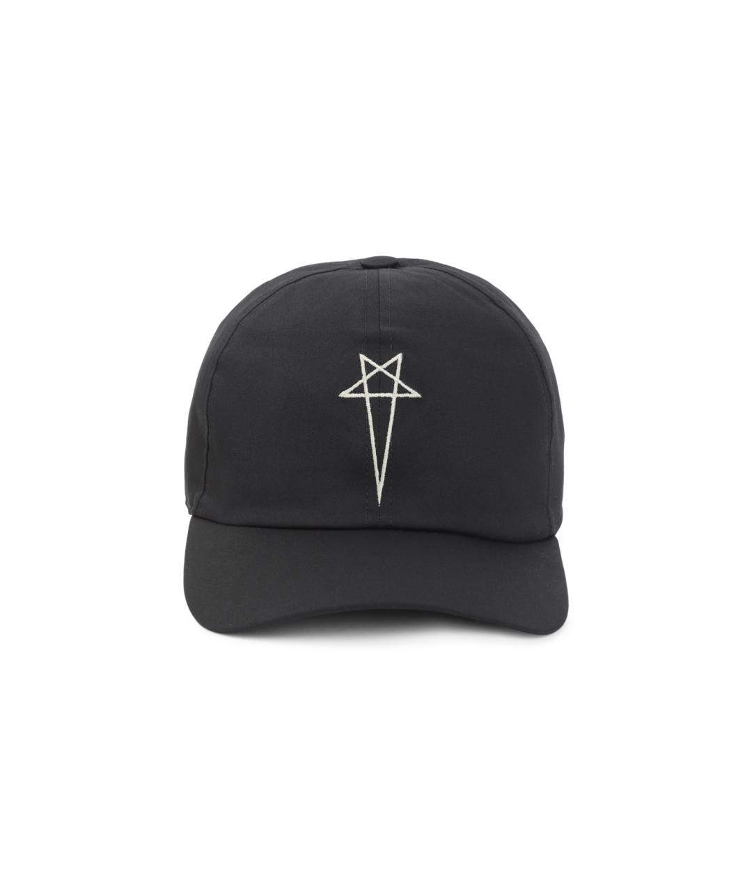 RICK OWENS DRKSHDW Черная хлопковая кепка/бейсболка, фото 1
