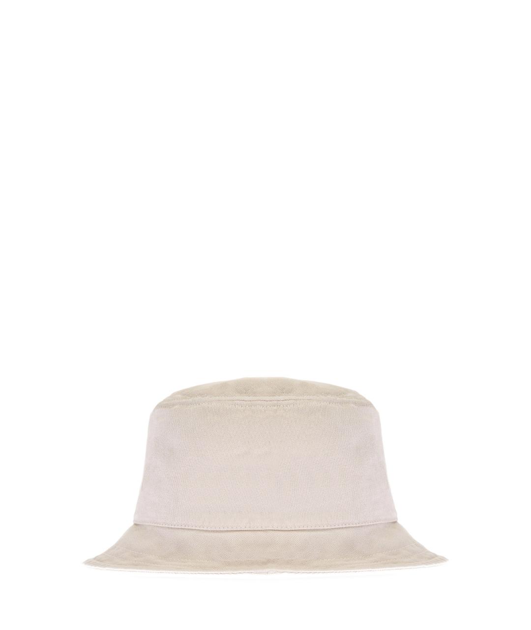 LORENA ANTONIAZZI Бежевая хлопковая шляпа, фото 2