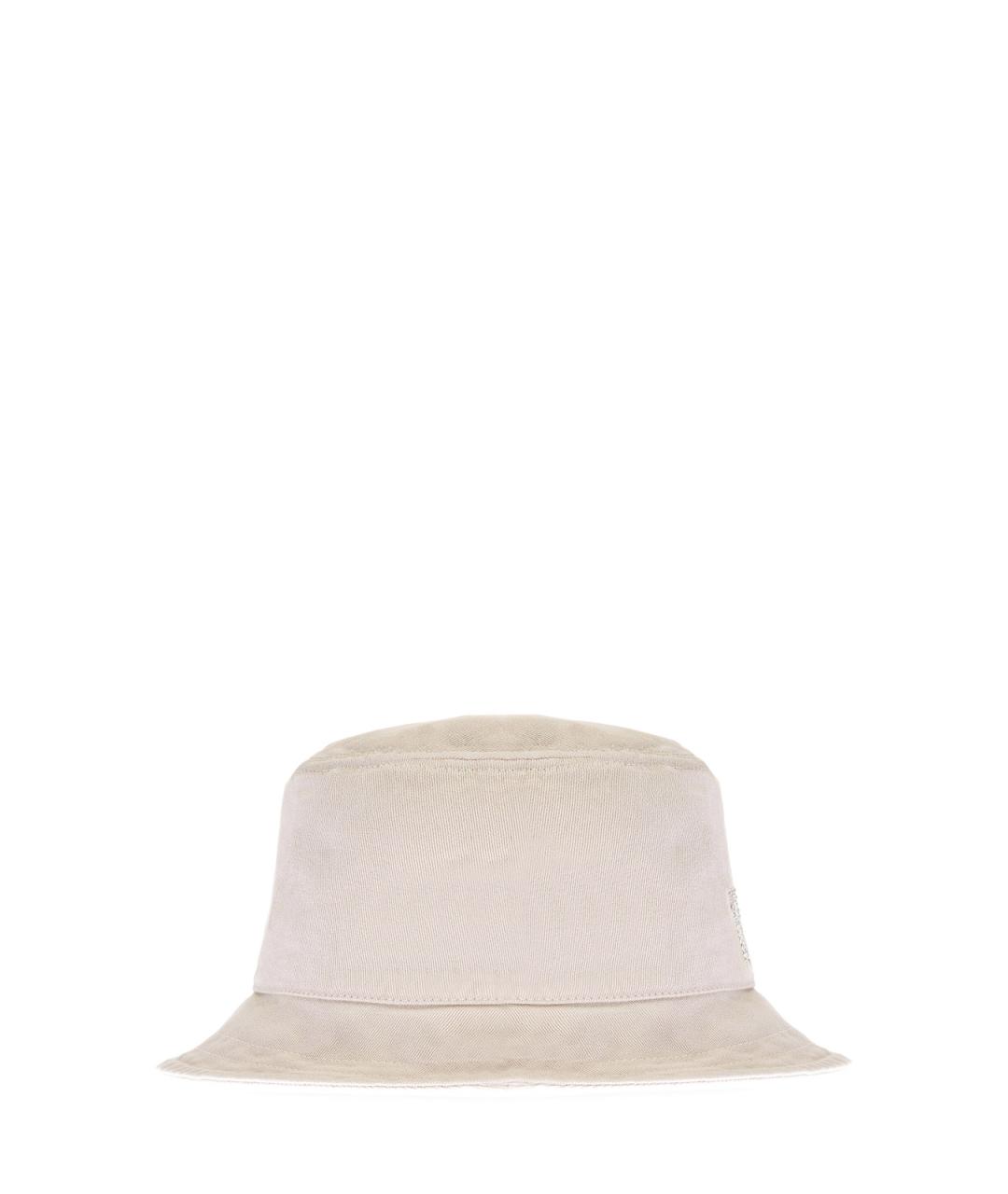 LORENA ANTONIAZZI Бежевая хлопковая шляпа, фото 1