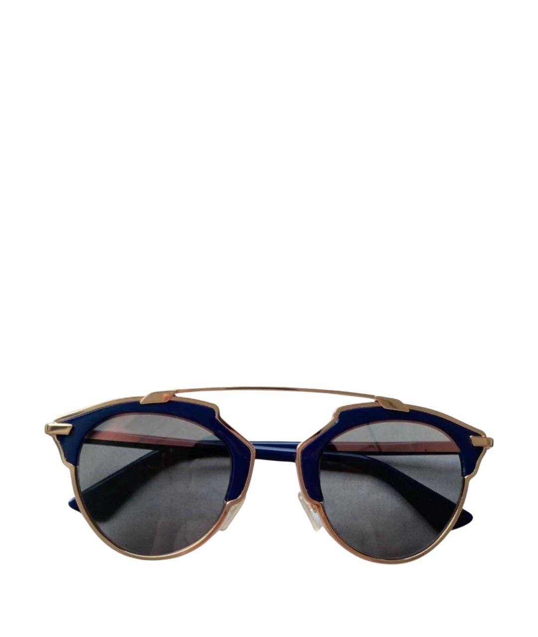 CHRISTIAN DIOR Синие солнцезащитные очки, фото 1