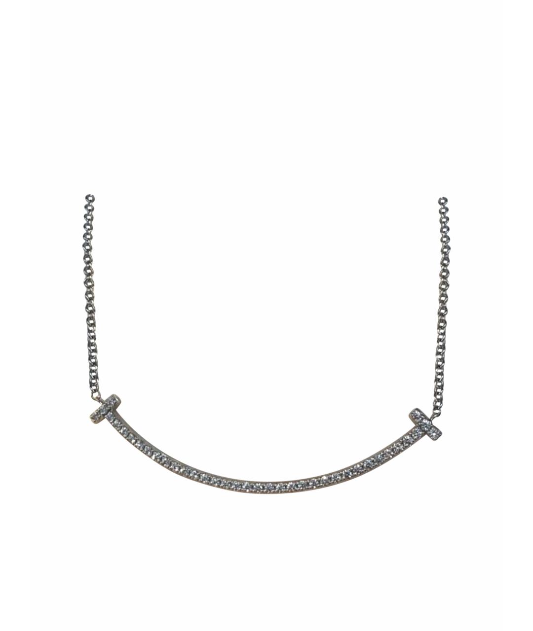 TIFFANY&CO Белое платиновое колье, фото 1