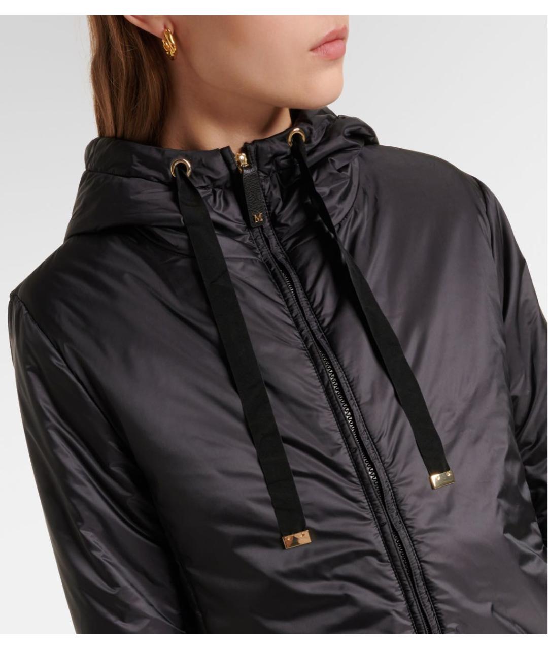 MAX MARA Черная полиэстеровая куртка, фото 6