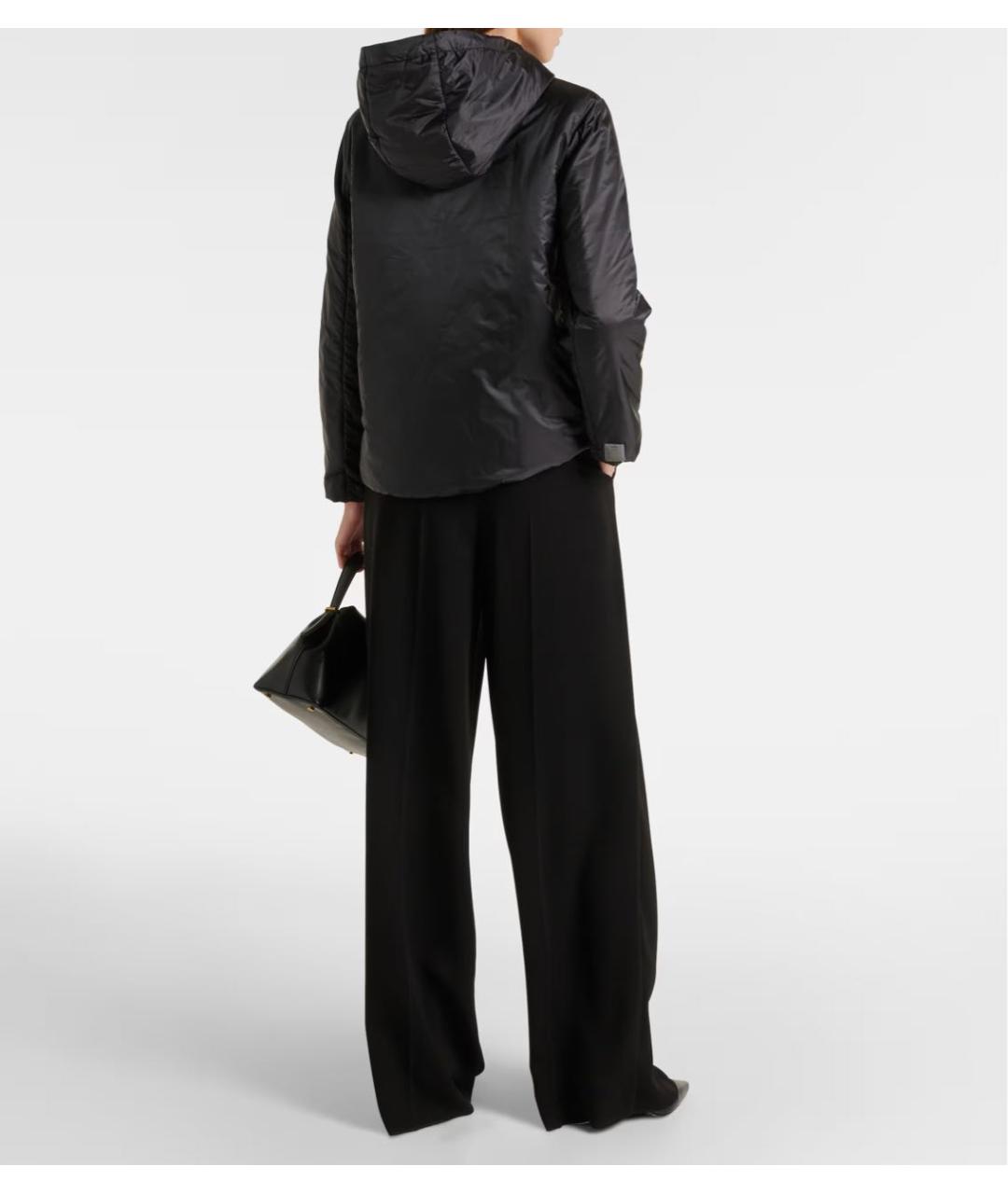 MAX MARA Черная полиэстеровая куртка, фото 7