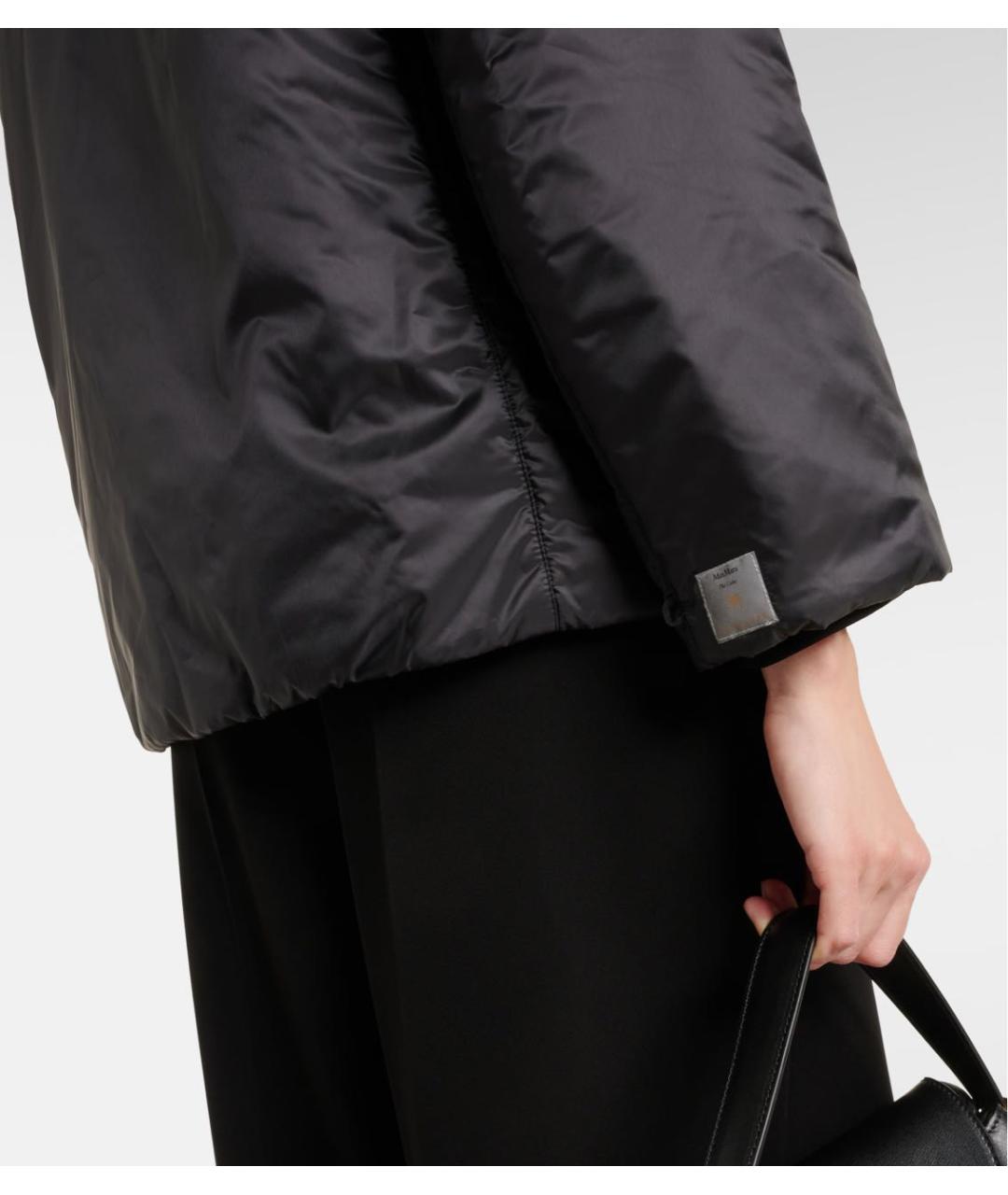 MAX MARA Черная полиэстеровая куртка, фото 5