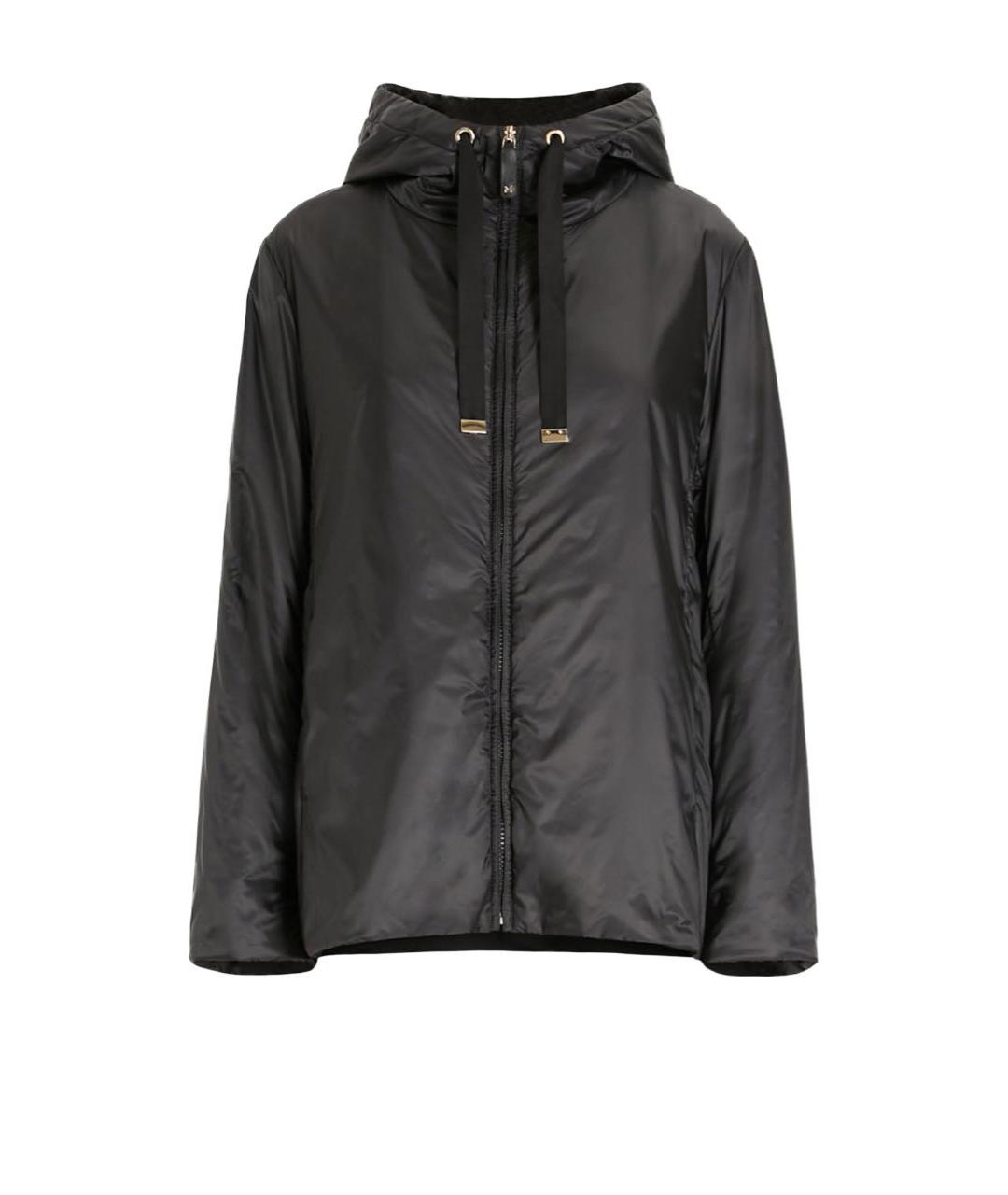 MAX MARA Черная полиэстеровая куртка, фото 1