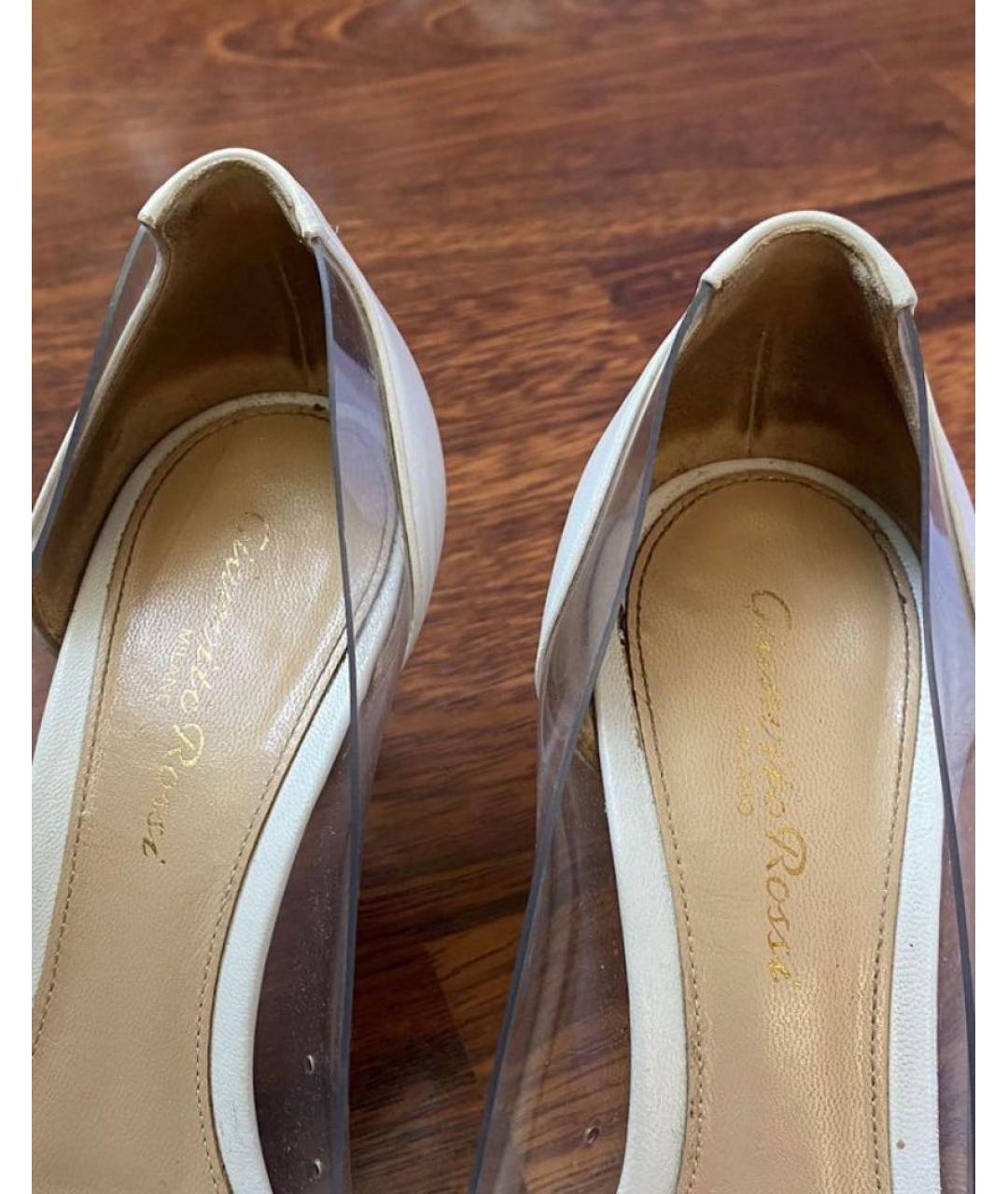 GIANVITO ROSSI Белые туфли, фото 3