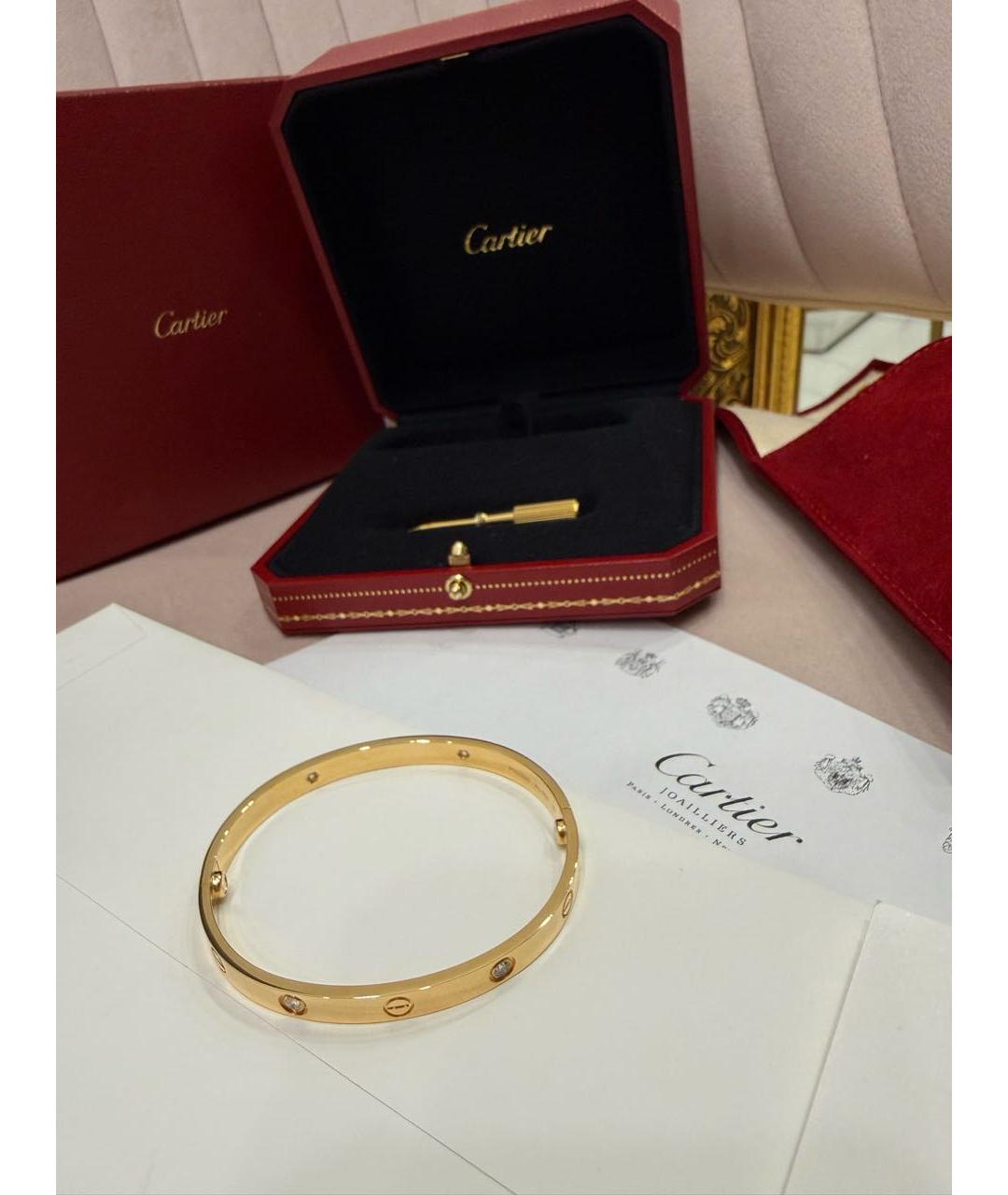CARTIER Золотой браслет из желтого золота, фото 4