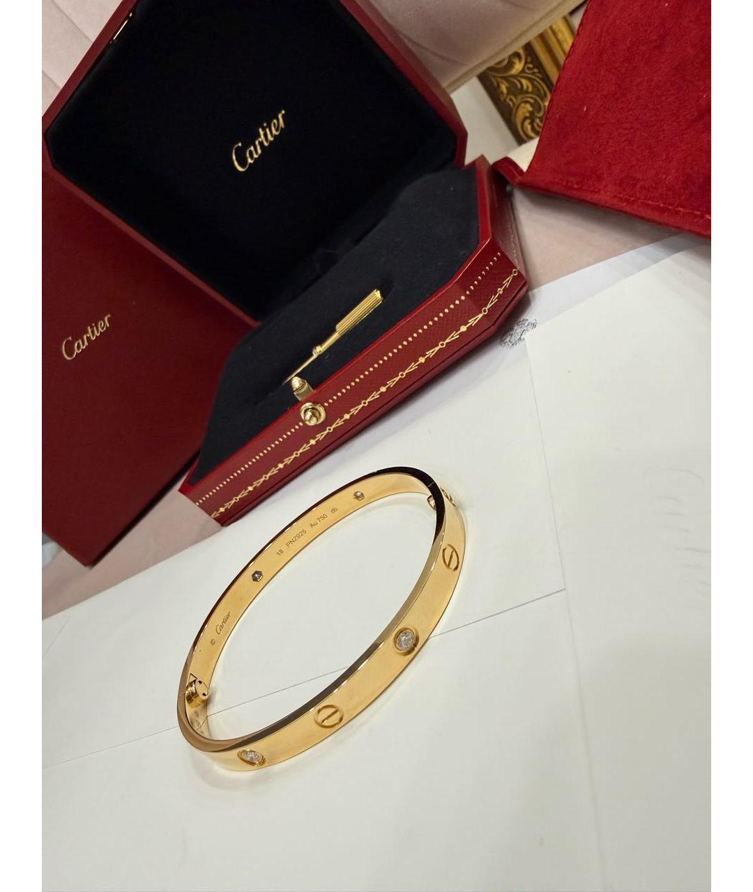 CARTIER Золотой браслет из желтого золота, фото 6