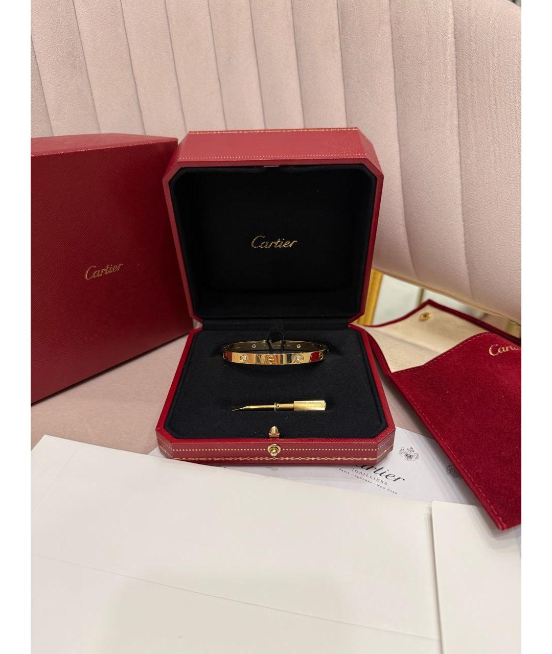 CARTIER Золотой браслет из желтого золота, фото 3