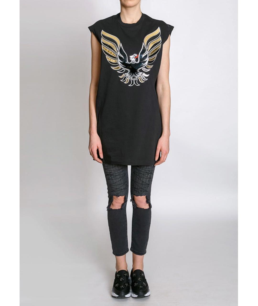 DSQUARED2 Черная хлопковая майка, фото 3