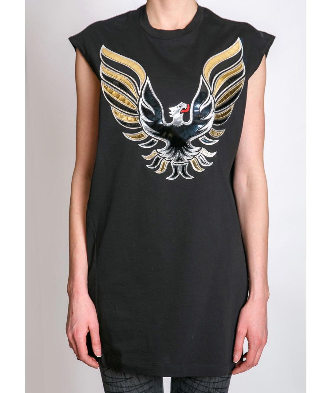 DSQUARED2 Черная хлопковая майка, фото 2