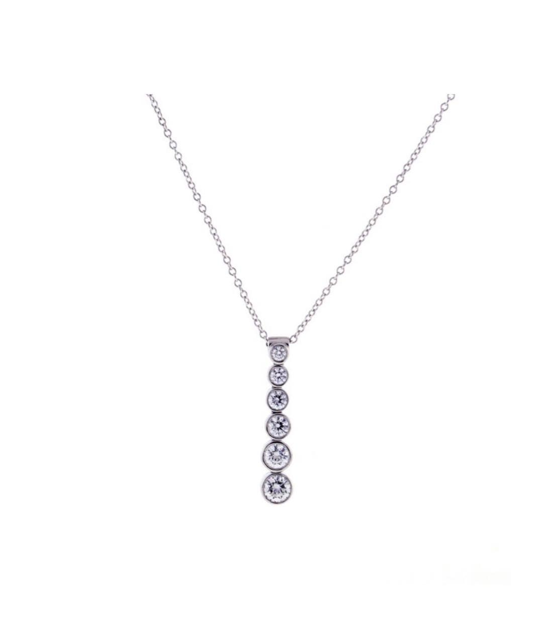TIFFANY&CO Белое платиновое колье, фото 7