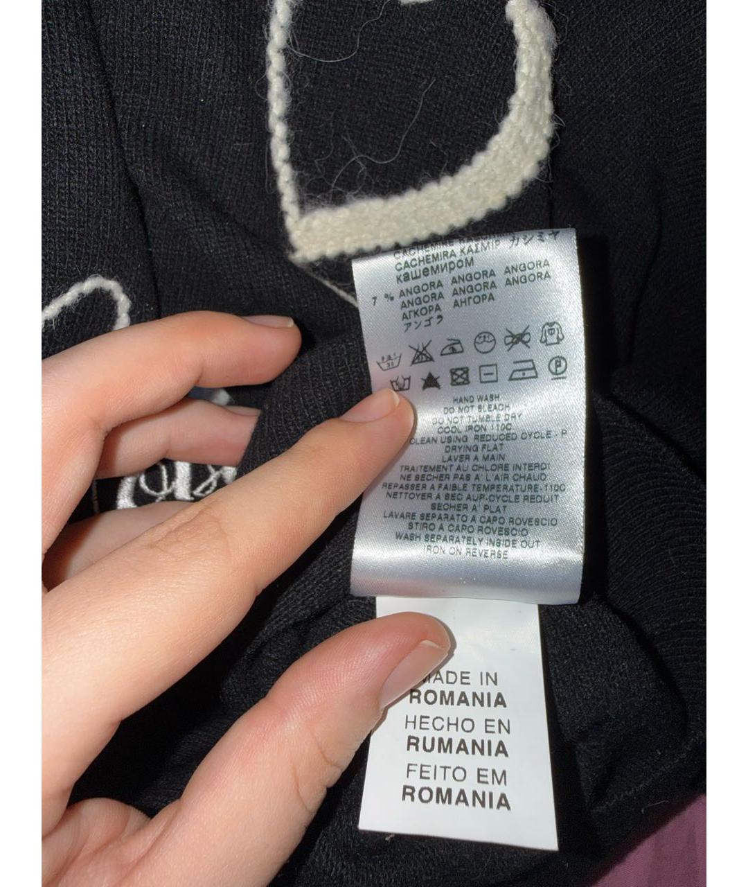 LOVE MOSCHINO Черный шерстяной джемпер / свитер, фото 5