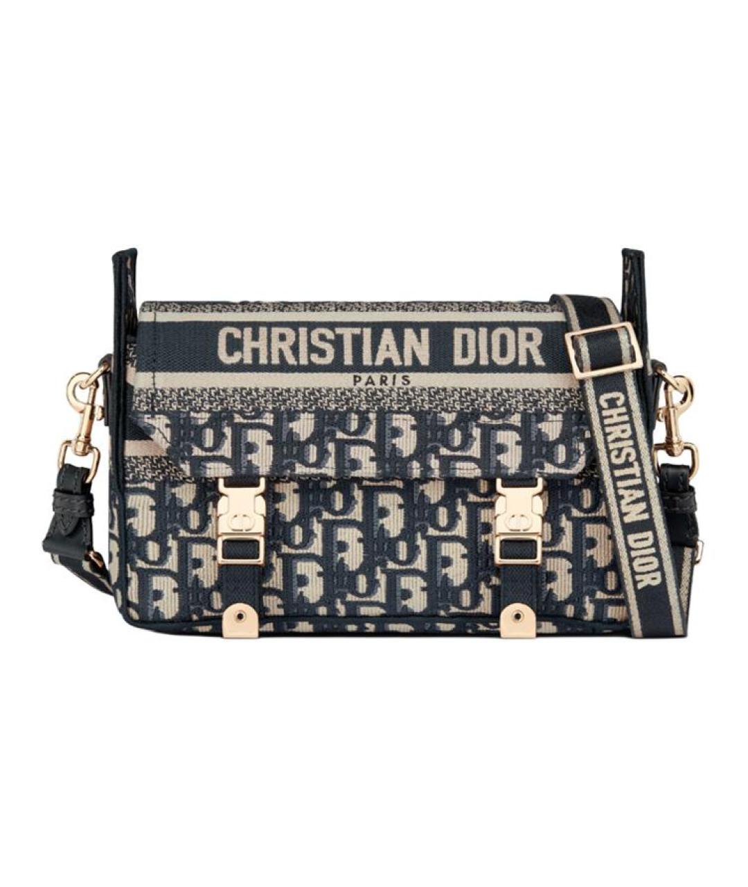 CHRISTIAN DIOR Синяя сумка через плечо, фото 1