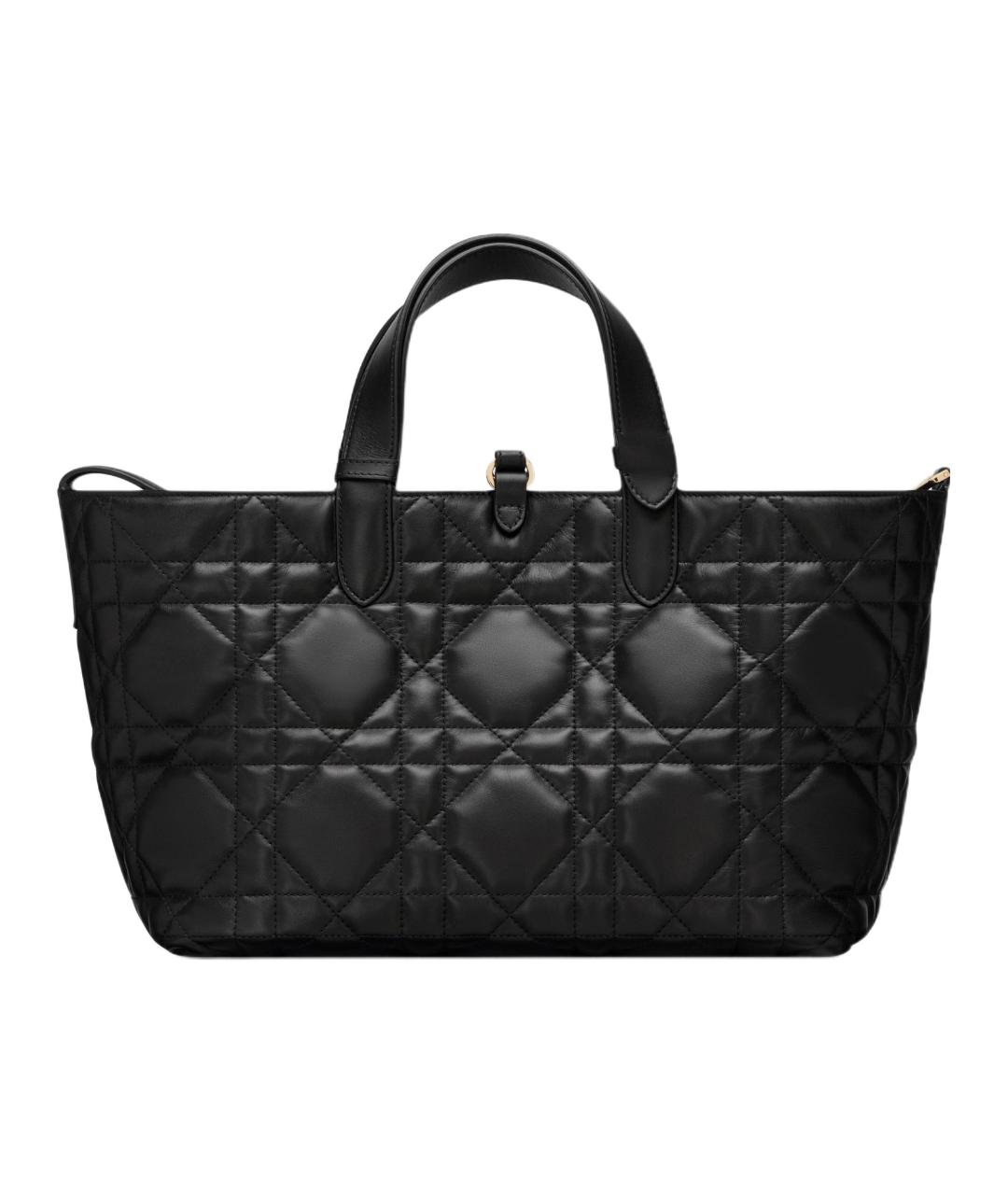 CHRISTIAN DIOR Черная кожаная сумка через плечо, фото 5