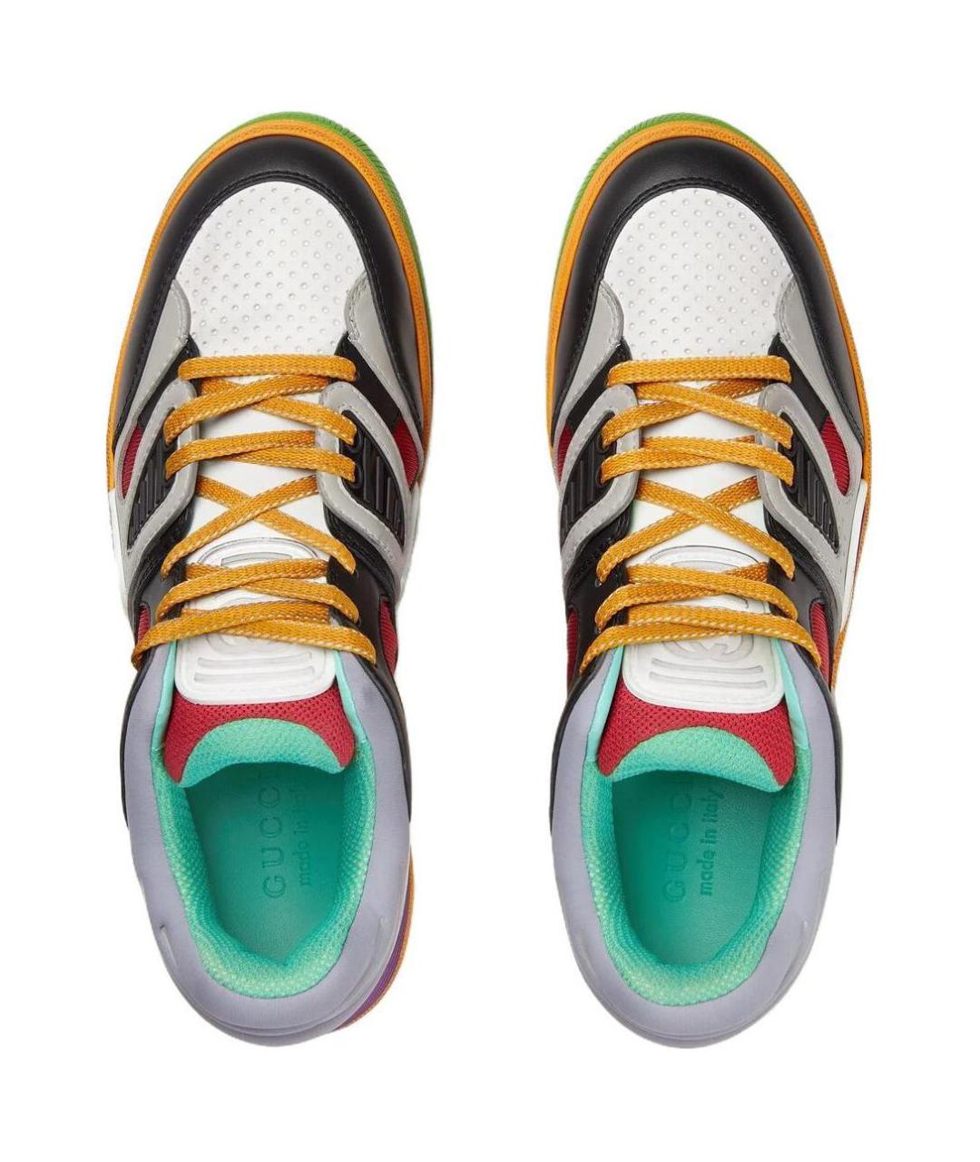 GUCCI Мульти низкие кроссовки / кеды, фото 4