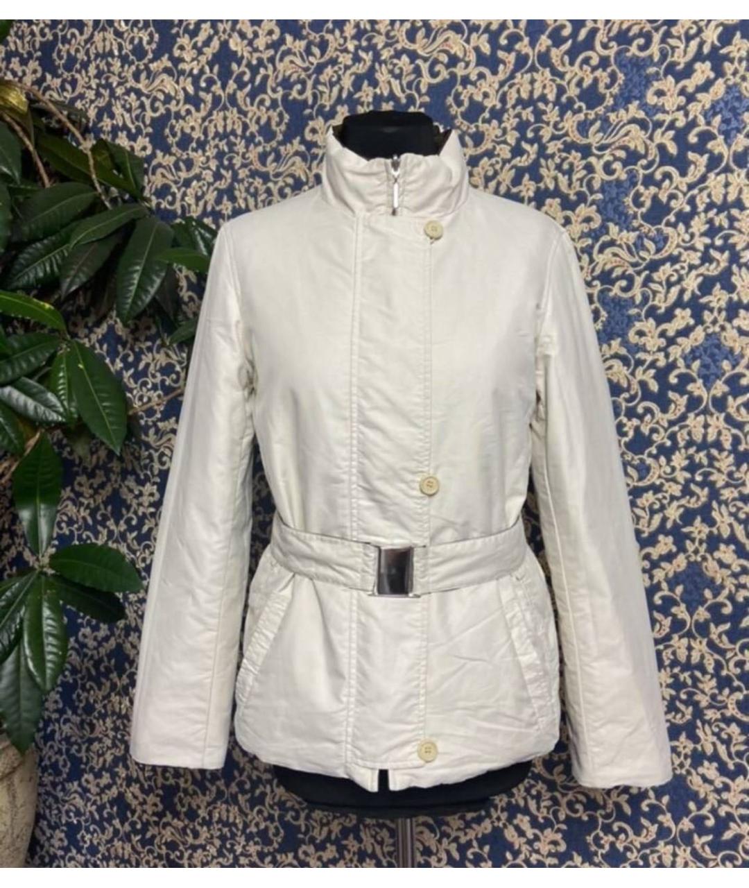 MAX MARA Хаки полиэстеровый пуховик, фото 3