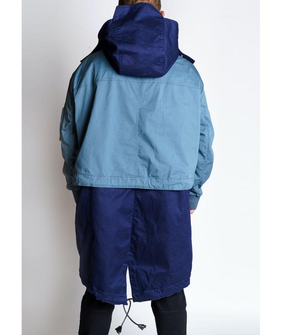 DSQUARED2 Темно-синяя хлопковая куртка, фото 6